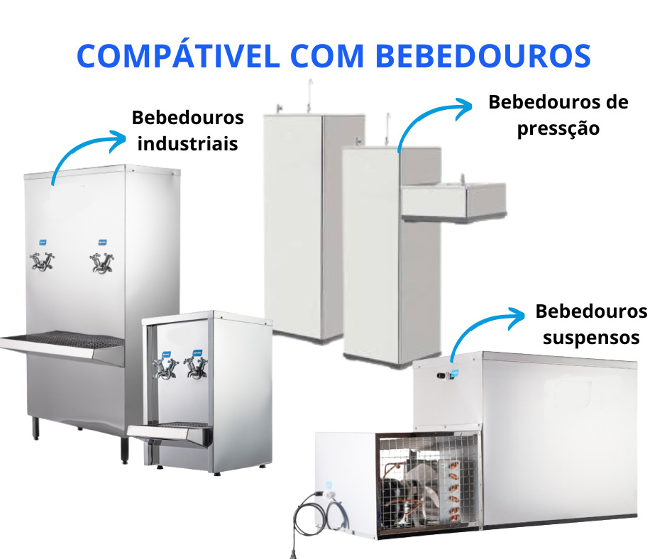 Kit Filtro Instalação De Bebedouros Industriais Refrigerador De Água