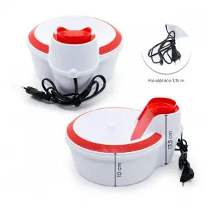 BEBEDOURO FONTE VERMELHO CÃES E GATOS COM FILTRO 2 LITROS PETLON