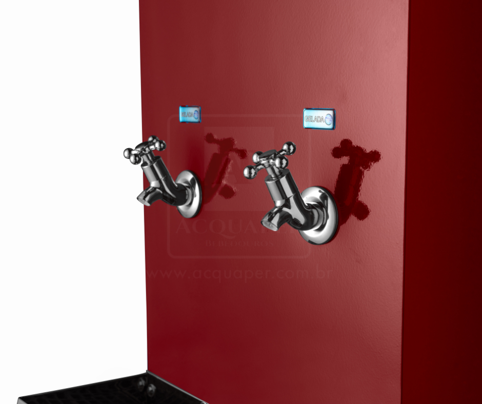 BEBEDOURO INDUSTRIAL 25 LITROS DE ÁGUA COLORIDO LINHA COLOR REFRIGERADOR INDUSTRIAL COM FILTRO KS