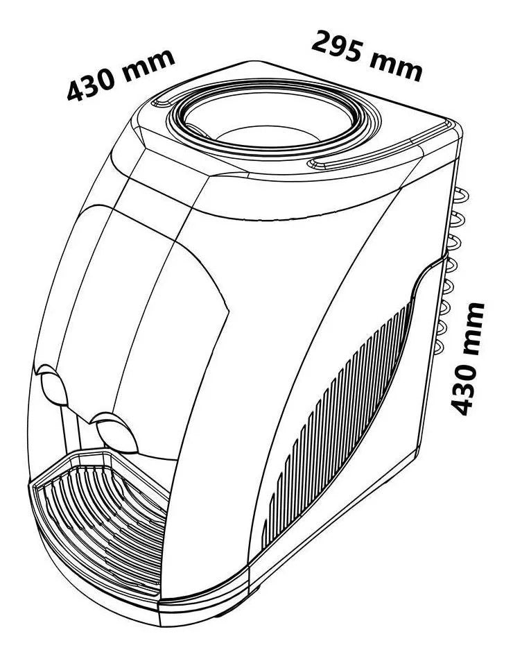 Bebedouro De Água Para Galão Refrigerado Libell Stilo