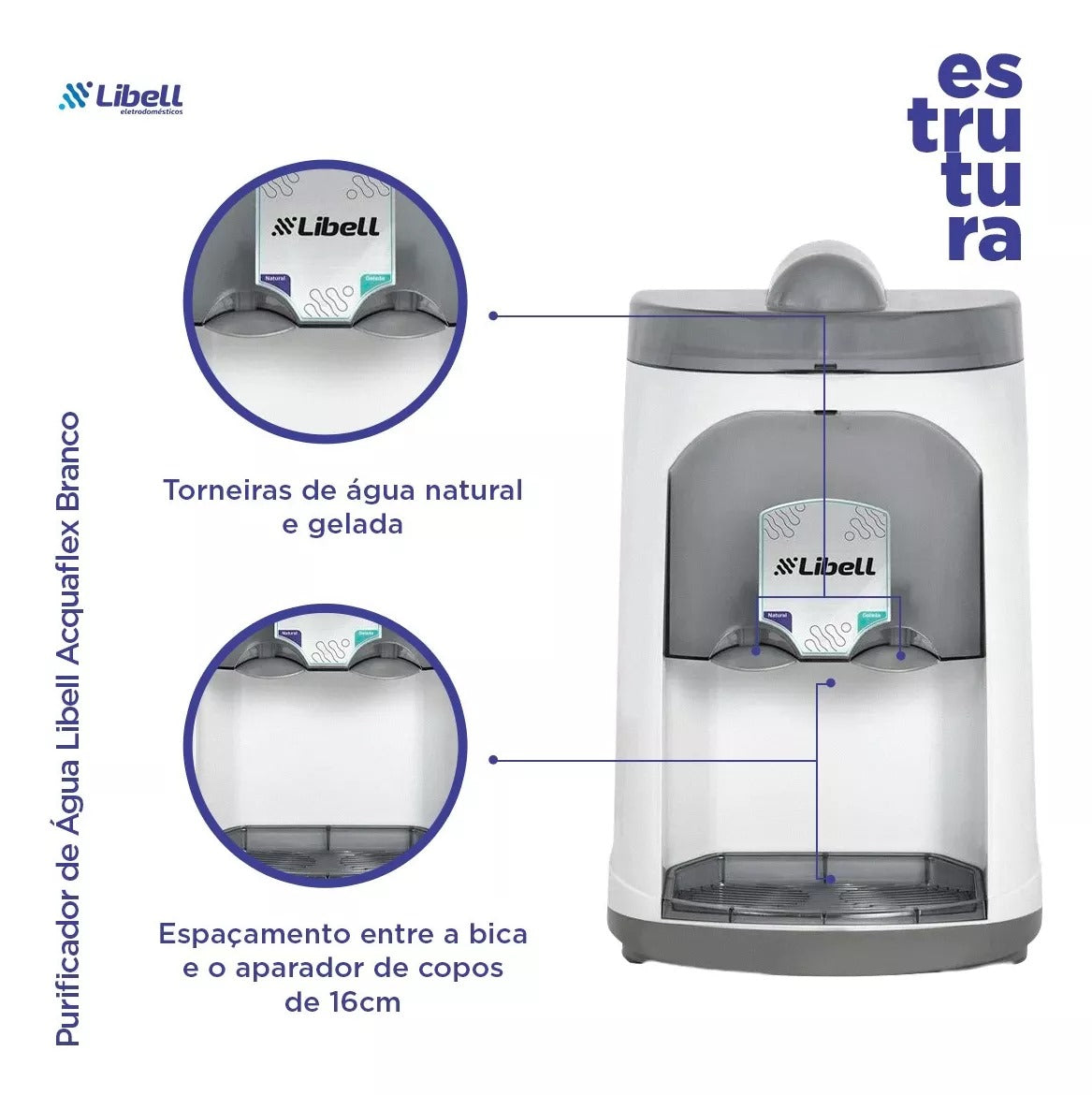 Purificador De Água Refrigerado Acquaflex Libell