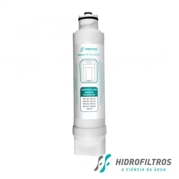 REFIL PARA PURIFICADOR DE ÁGUA ELECTROLUX PARA MODELOS: PE11X, PE11B, PA21G, PA26G, PA31G, PC41B, PC41X, PH41B, PH41X